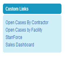 Salesforce Home Page Custom Links