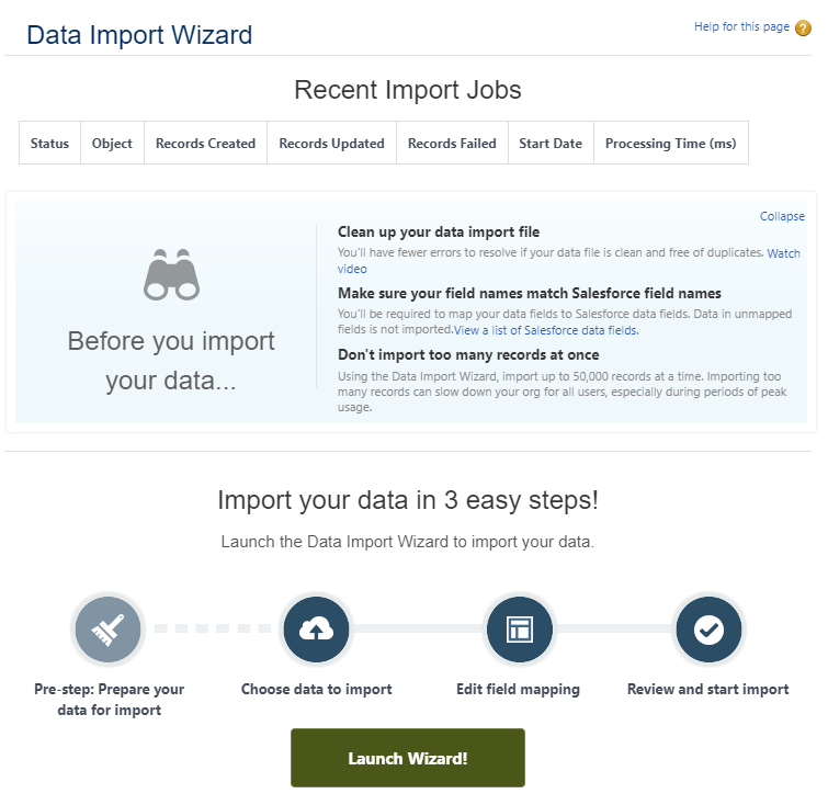 Salesforce Data Transfer