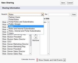what are the different types of sharing rules in salesforce